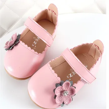 

Xinfstreet Flower Toddler Girls Shoes Pu Leather Soft Baby Kids Girls Shoes Princess Size 15-25