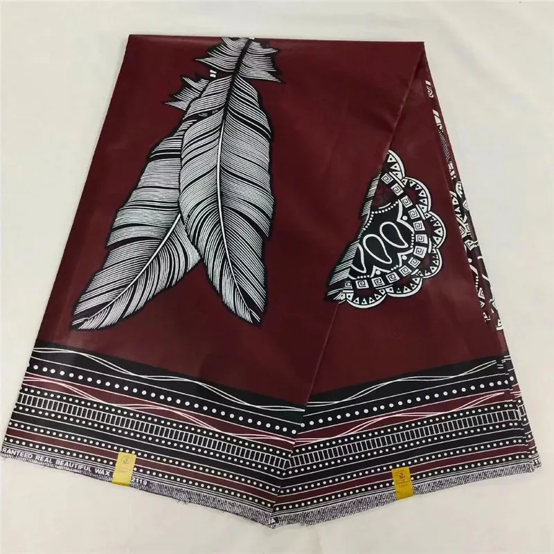 

2018 African Java Wax Prints Fabric 6 Yards For Ankara Style Dress 100% Cotton African Java Wax Fabric For Sewing XM030930