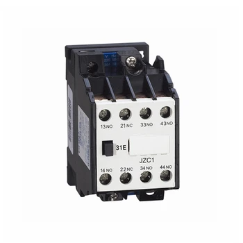 

AC Motor Contactor Relay Starter Ui 660V 1NC+3NO 4 Pole 110V 220V 380V 50Hz Coil Volt Ith 10A JZC1-31 DIN Rail Mount Contactor