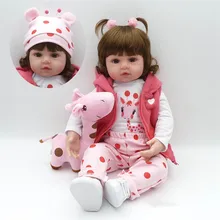 2" реалистичные для малышей Bonecas девушка кукла дом винил Adora Bebe Reborn Menina де силиконовые Рождество игрушечные лошадки игрушки