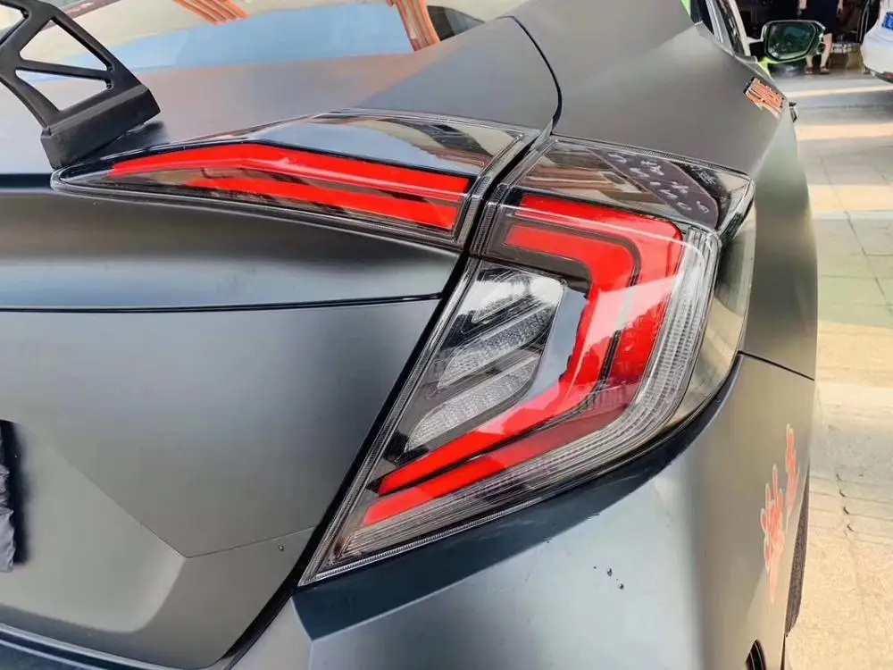 

2018 2019 For Honda Civic 10th Sedan New shell Tail lights Taillight Rear Lamp Turning+Reversing+Fog+Brake light&Moving lamp