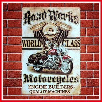 

New Vintage Motorcycles Metal Signs Home Decor Vintage Tin Signs Pub Vintage Decorative Plates Metal Wall Art Hot