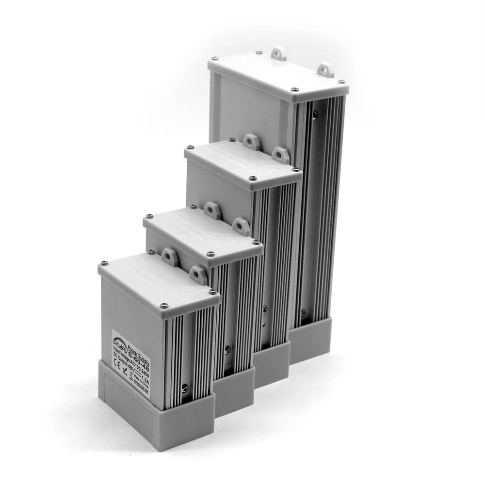 Непромокаемые Трансформаторы освещения DC12V DC24V DC36V DC48V 48W 60W 72W 100W 120W 150W 180W 200W 300W 350W