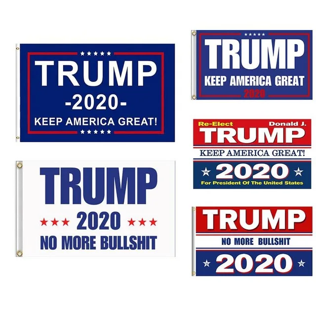 

Trump 2020 Flags And Banners Double Sided Printed Flag Presidential Election Trump Flag Banner Fabic Keep America Great