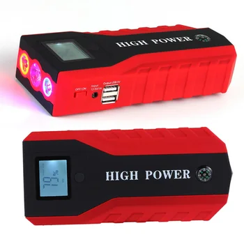 

Power Bank 12V For Petrol Car Battery Booster Charger Starting Device Smart Display Portable Super Power Car Jump Starter