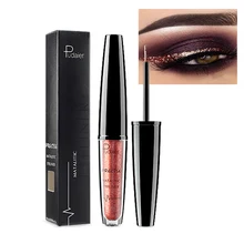 Подводка для глаз блестящая цветная подводка для глаз Водонепроницаемая долговечная мягкая быстрая/быстросохнущая легкая в носке Мерцающая ручка для макияжа глаз