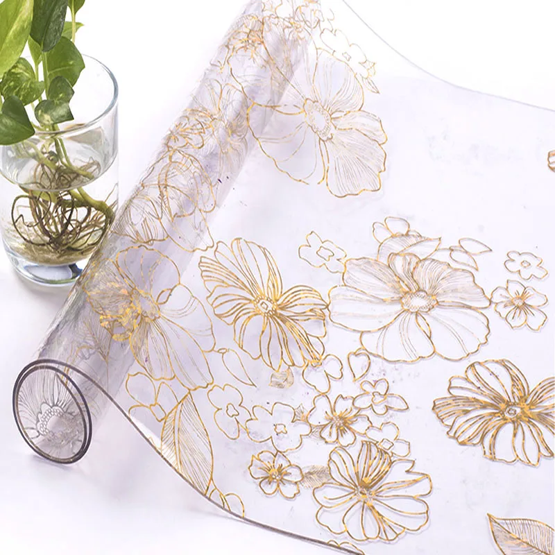  BALLE 1.5mm Strong PVC Transparent Tablecloth Plastic Mat Pad Korean Table Cloth Soft Glass for Pro