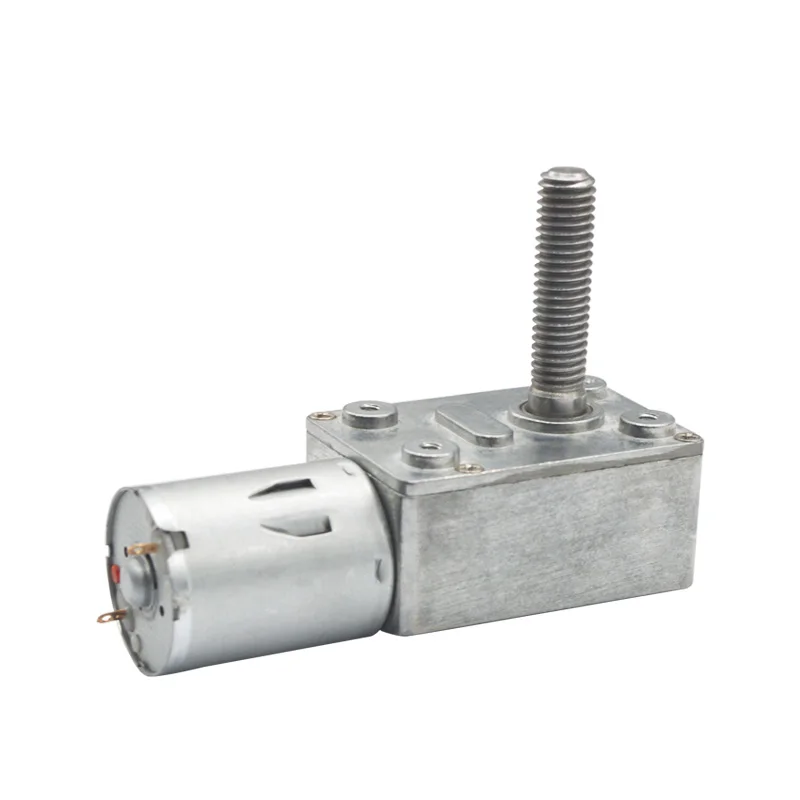 De-de auto-bloqueo alto par Motor de engranaje de 8mm * 33mm eje de salida dc 6 V 12 V 24 V 2 RPM a 150 rpm gusano de Metal motorreductores De-de auto-bloqueo alto par Motor de engranaje de 8mm * 33mm eje de salida dc 6 V 12 V 24 V 2 RPM a 150 rpm gusano de Metal motorreductores