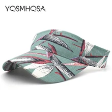 Модная женская летняя Солнцезащитная шляпа, Мужская бейсболка, Спортивная Кепка с цветочным козырьком, бейсболка Snapback, кепка s, бейсболка Gorras WH081
