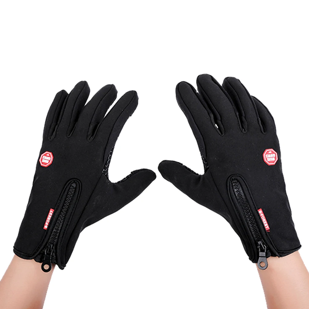 

Men Touch Screen MTB Cycling Gloves Long Full Finger Skiing Gloves Bicycle Gloves Gym Winter Sport Running Hiking Glove