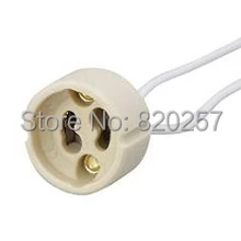 20 штук GU10 гнездо патрон База Керамика Провода разъем