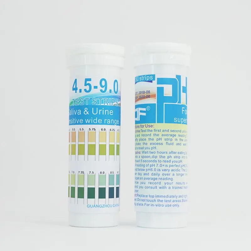 

150 Strips Bottled PH Test Paper Range PH 4.5-9.0 For Urine & Saliva Indicator