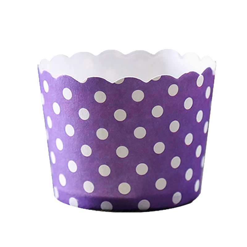 50 шт белый фон черные точки для маффинов кексов бумажные стаканчики для вечеринки Свадьба День рождения одноразовая посуда для вечеринки инструменты - Цвет: 8