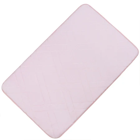 Высокое качество 40x60 см прямоугольник Коврик для ванной комнаты спальни Нескользящие коврики пена ковер для душа для ванной кухни спальни ZA-002 - Цвет: pink