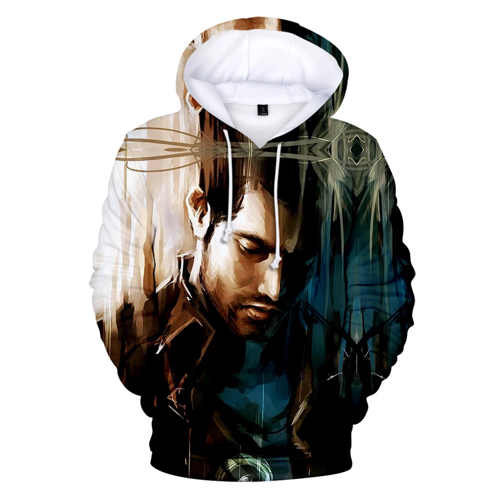 Fashion Teen Wolf Hoodies Derekhale 3D Print Sweatshirts Teen Wolf Men/Women Black Unisex Tops 4XL