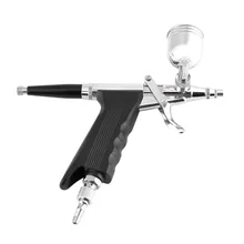 Paint and decorative multi-purpose spray gun, with 7CC10CC cup pot, manual spray gun set with blue box