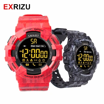 

EXRIZU EX16C Smart Watch 5ATM Waterproof Swimming Smartwatch Remote Control Fitness Pedometer Bluetooth Sport Activity Tracker