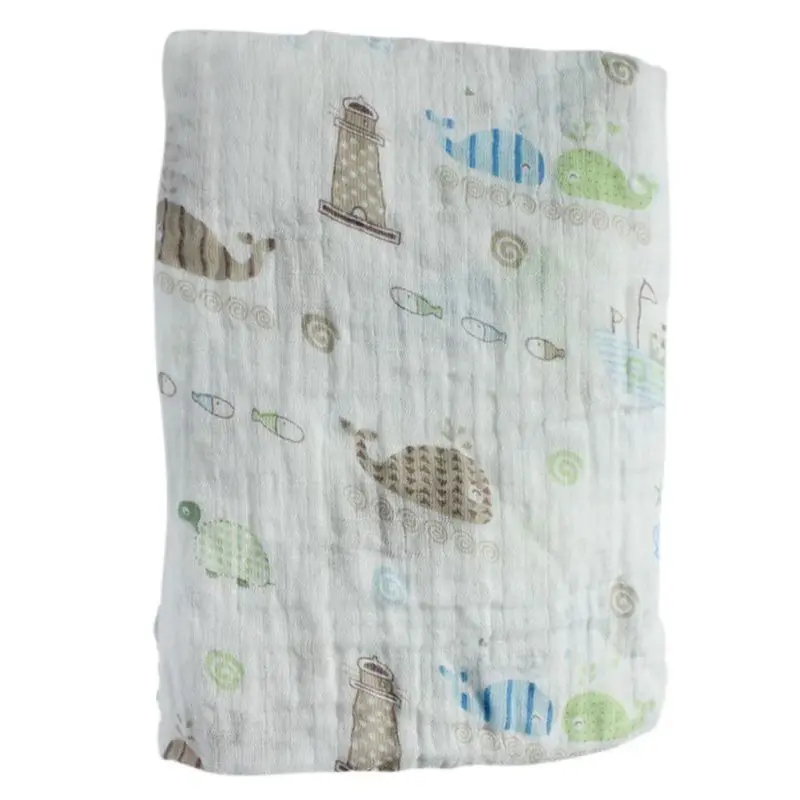 Детское одеяло детские одеяла муслин пеленать хлопок мягкий новорожденный ребенок банное полотенце Пеленальное Одеяло MultiFunctions муслин - Цвет: 5