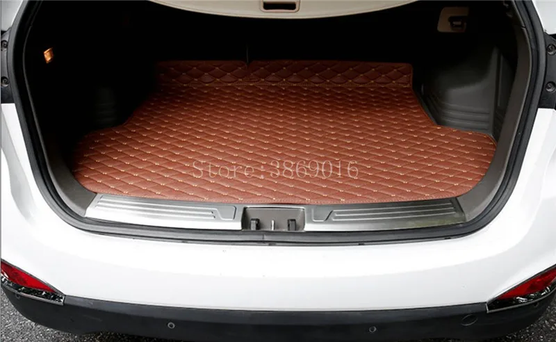 

For Hyundai ix35/Tucson MK2 2010 2011 2012 2013 2014 Stainless Steel Inner Rear Bumper Protector Sills Trunk Tread Plate1PC