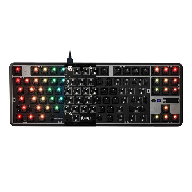  CDOO CD702S USB Wired Mechanical Keyboard Blue/Red/Black Switch Gaming Keyboard with RGB Backlight 