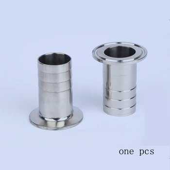 

3/4" Stainless Steel 304 Sanitary Hose Barb Pipe Fitting Ferrule OD 50.5mm fit 1.5" Tri Clamp