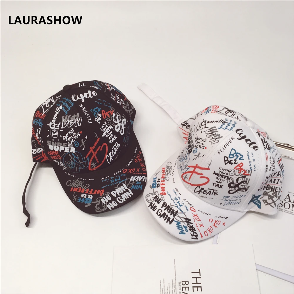 

LAURASHOW 2019 New Kids Baseball Caps Fashion Children Caps Gorras Planas Boys Girls Hip Hop Hat