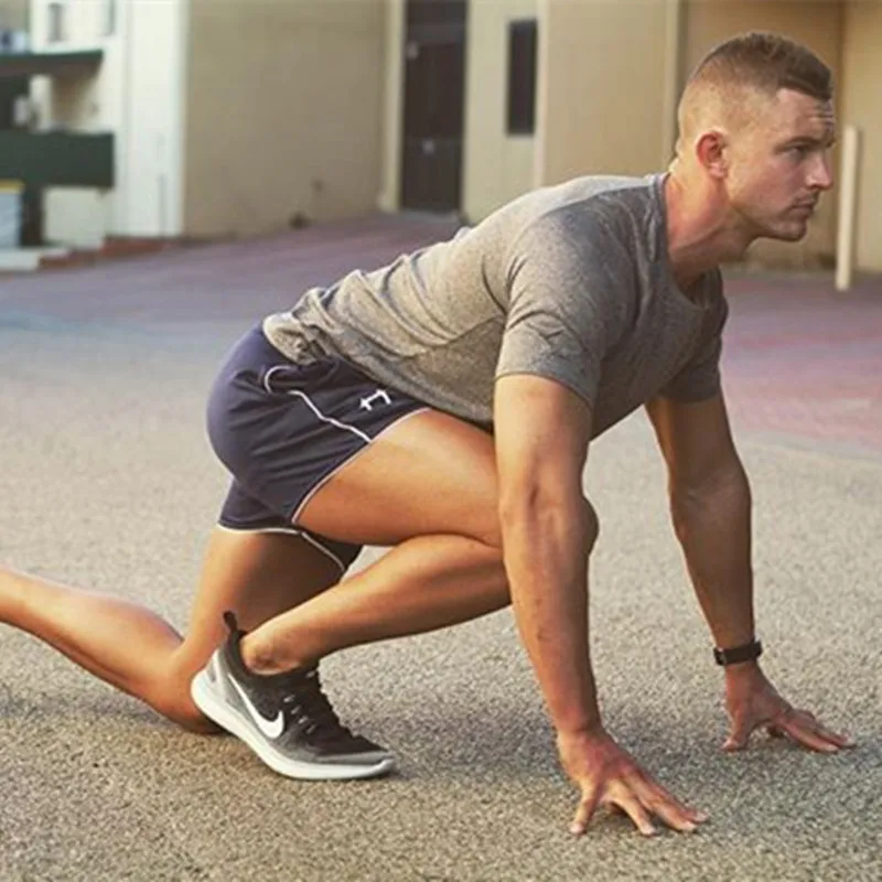 Mens summer fitness shorts Sweatpants-6