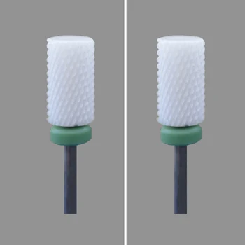 

White-6PCS -Ceramic Nail Drill Bit - Large Barrel Bit - (0081.066)