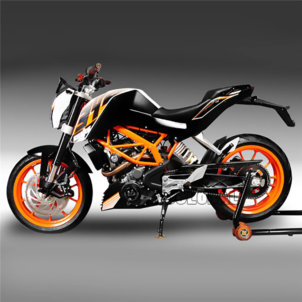 Bjglobal Мотоцикл с ЧПУ Сеть гвардии Обложка для KTM DUKE 390 2013 2014 2015 2016 2017 Duke 125/200 оранжевый черный