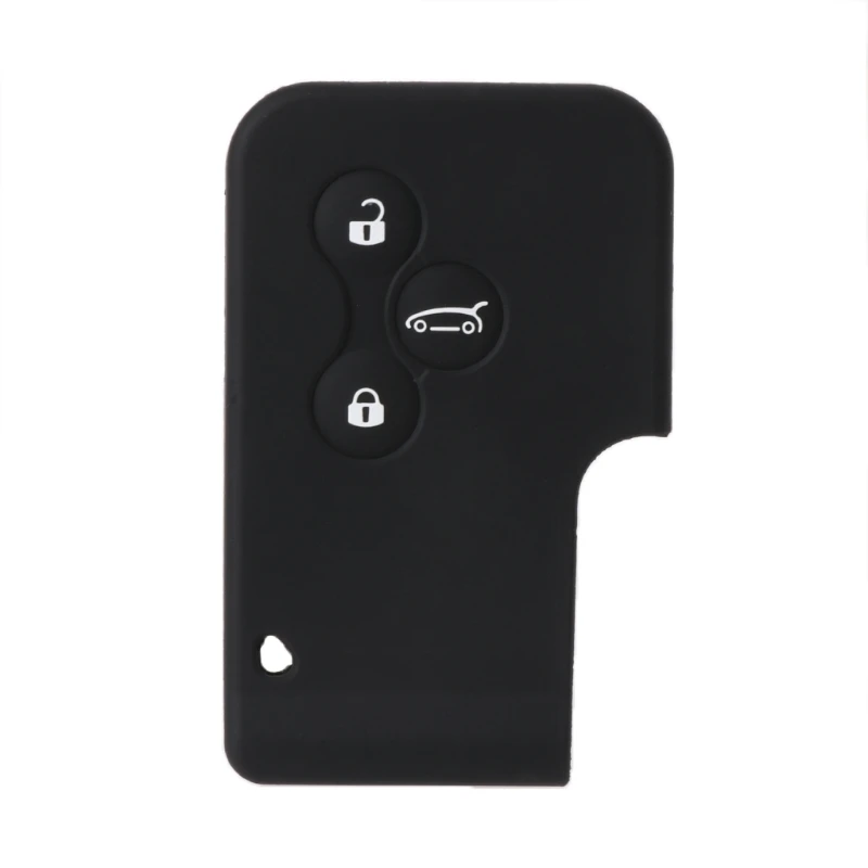 

Drop Ship 3 Buttons Silicone Car Key Fob Cover Case For Renault Megane RS. Scenic