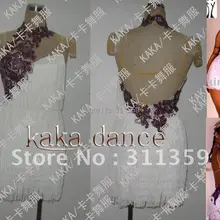 Женское платье для латинских танцев! новое платье для латинских танцев с бахромой для соревнований, платье для сальсы, бальное платье, KAKA-L9182, танцевальное платье для латинских танцев для девочек