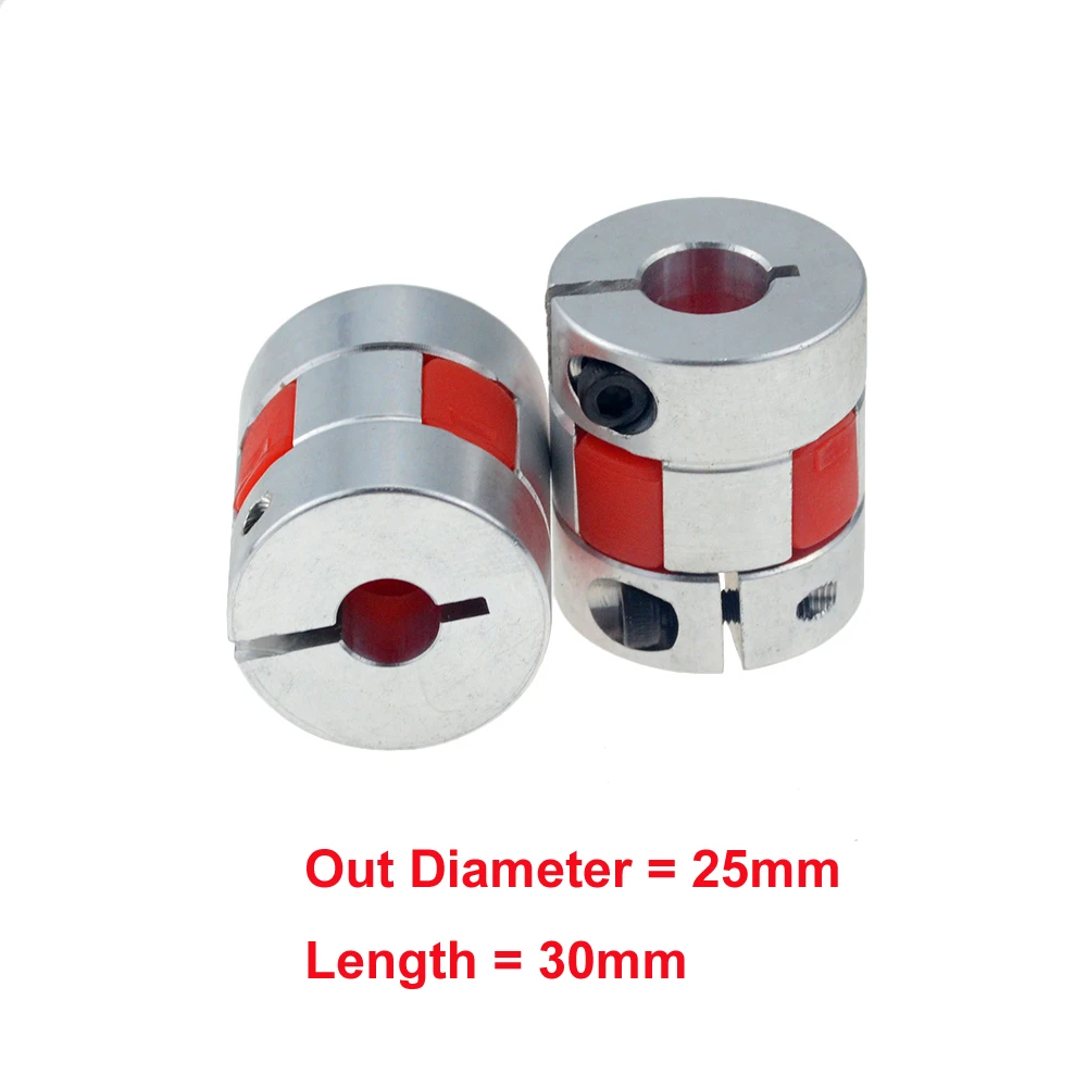 Inner Diameter : 12mm to 14mm CHEMB JWUI XB Coupler Aluminium Plum Flexible Shaft Coupling D30 L35 Motor Connector Flexible Coupler Flexible Couplings 