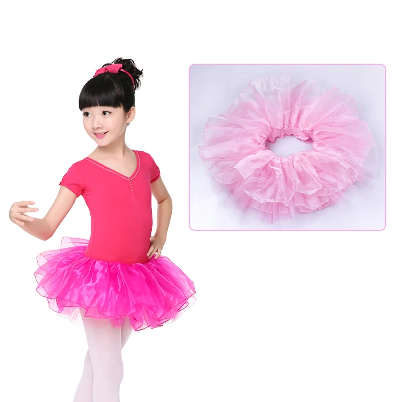 Мини-юбка-пачка для девочек; детская Праздничная балетная танцевальная юбка принцессы для маленьких девочек
