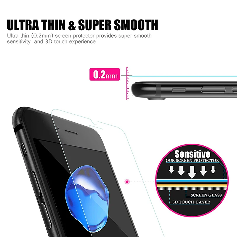 Suntaiho 2.5D Ultra-thin 0.2mm Screen Protector for iPhone 7 Plus Glass tempered Screen Protector Film for iPhone 6 6s 9H Glass Suntaiho 2.5D Ultra-thin 0.2mm Screen Protector for iPhone 7 Plus Glass tempered Screen Protector Film for iPhone 6 6s 9H Glass