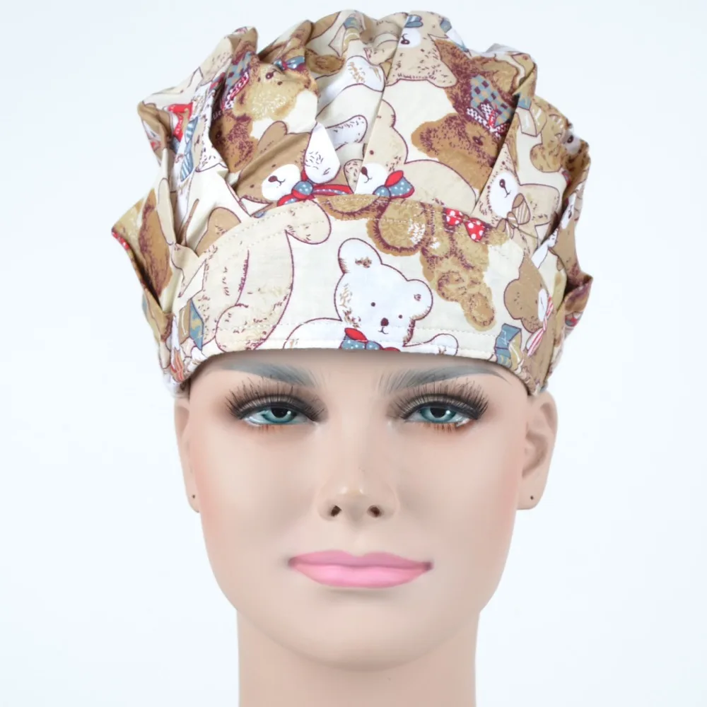 medical bouffant caps one size adjustable scrub caps chef caps,scrub