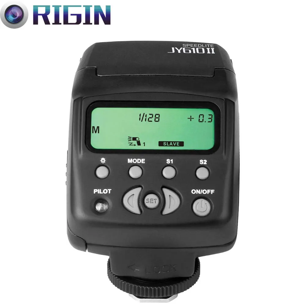 Viltrox JY-610II мини-Вспышка Speedlite с ЖК-дисплеем GN27 одной точкой запуска для