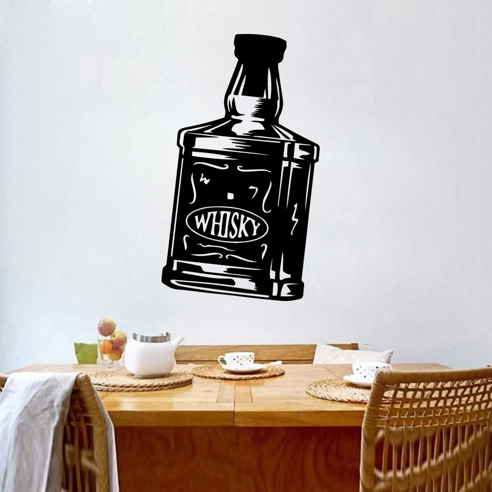 3D Wine bottle Waterproof Wall Stickers Wall Art Decor For Bar Wine Store Pvc Wall Decals Kitchen Sticker Wallpaper 3D Wine bottle Waterproof Wall Stickers Wall Art Decor For Bar Wine Store Pvc Wall Decals Kitchen Sticker Wallpaper