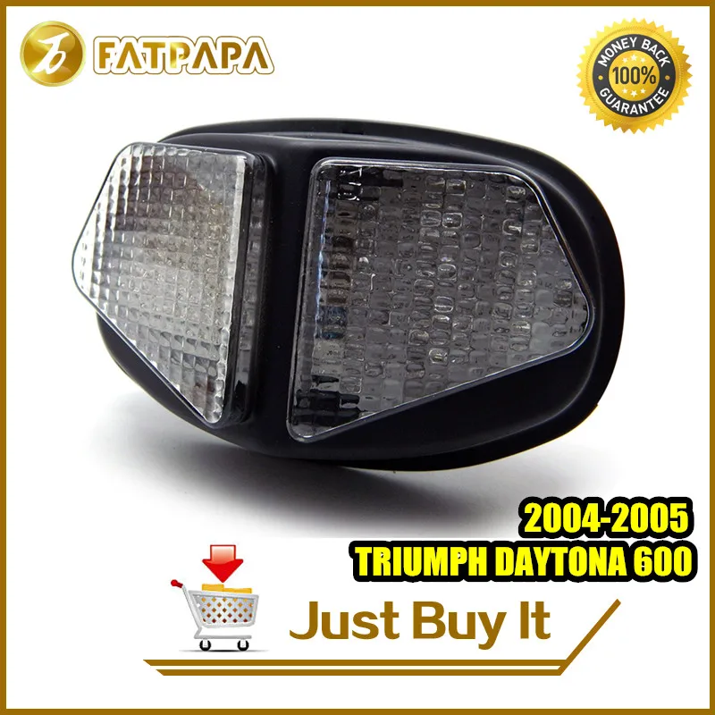 

Motorcycle rear tail LED brake light turn signal for TRIUMPH DAYTONA 600 2004 2005