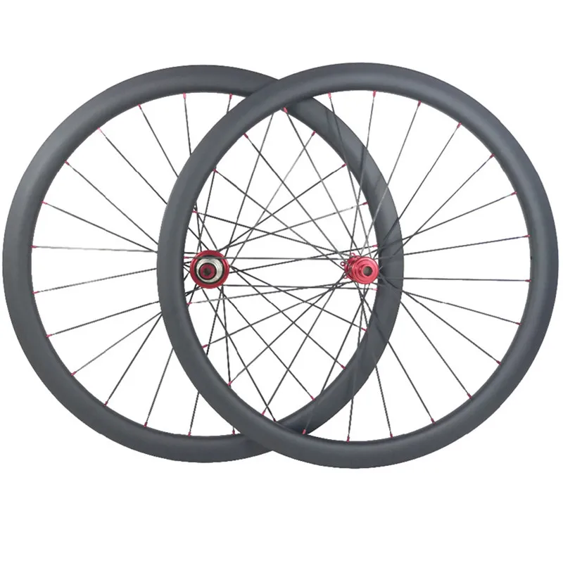 60mm Tubeless 25mm carbon road wheels cx32 hubs 1420 Spoke bicycle wheel 1710g 3K UD carbon