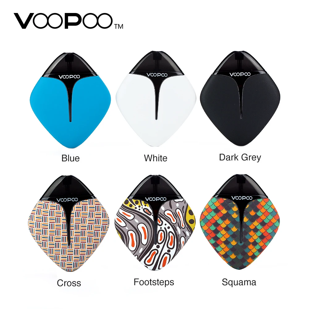 Оригинальный VOOPOO FINIC Fish Pod Vape комплект с батареей 350 мАч и емкостью 1,7 мл и GENE. Pod Chip Pod system Kit vs Minifit/Pal 2