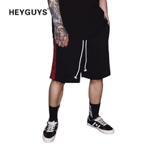 HEYGUYS горячая Распродажа Лоскутные мужские летние модные Шорты повседневные брюки с Талией Спортивные шорты чистый хип хоп Уличная одежда
