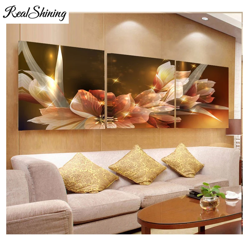 

Abstract Diamond Embroidery Fantasy flowers Full square round Drill 5d Diy Diamond Mosaic Cross Stitch Kitchen Decor FS3796