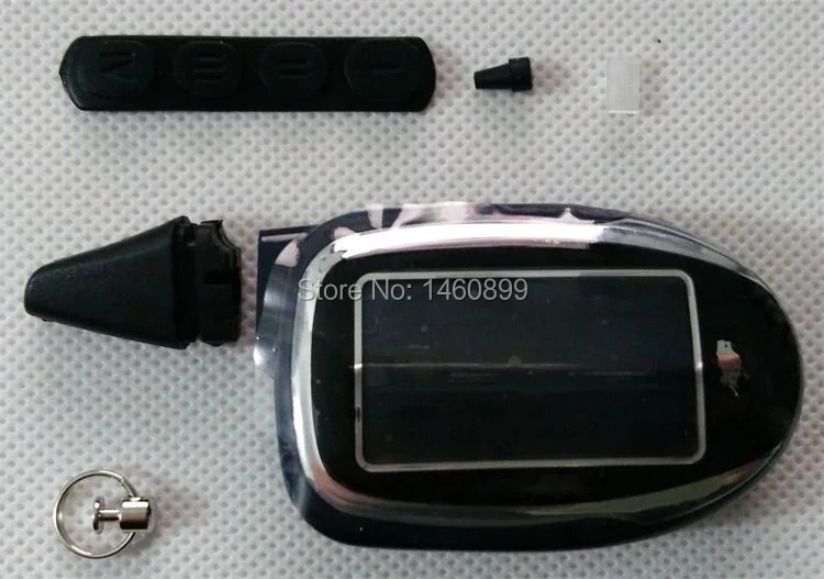 M7 Case Keychain with LOGO For 2 way Car Alarm System Scher Khan M7 M9 lcd