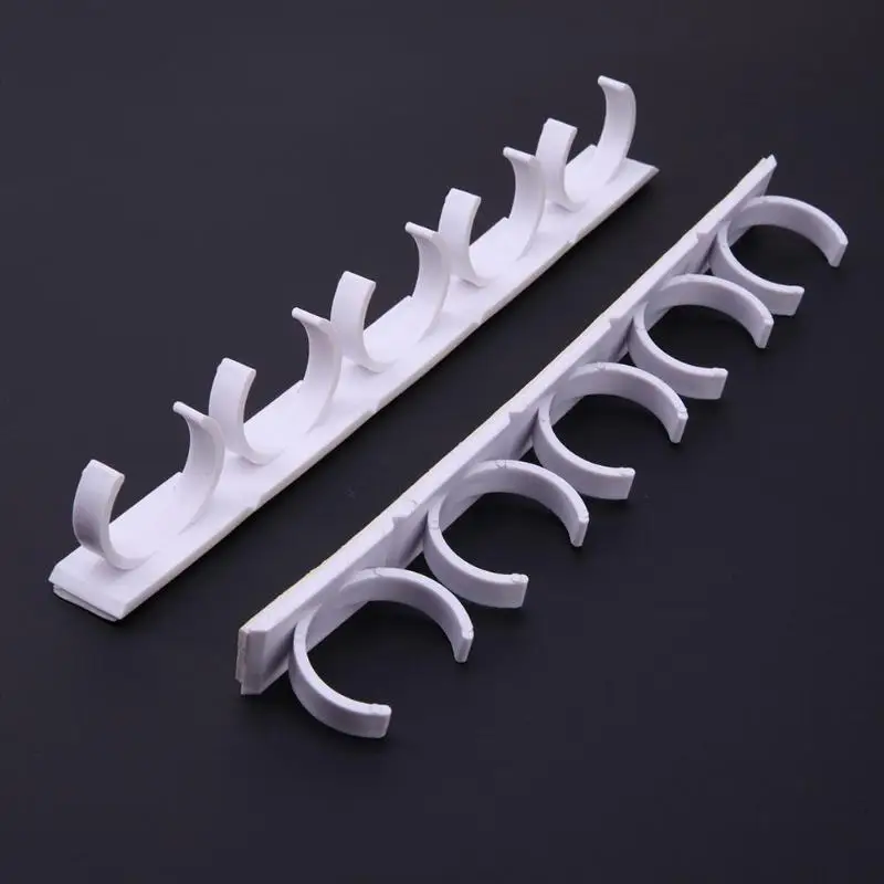 2/4 Pcs Wall Mount Ingredient Spice Bottle Rack Plastic Organizer Rack Kitchen Cabinet Door Hooks Jars Spice Holder Tool