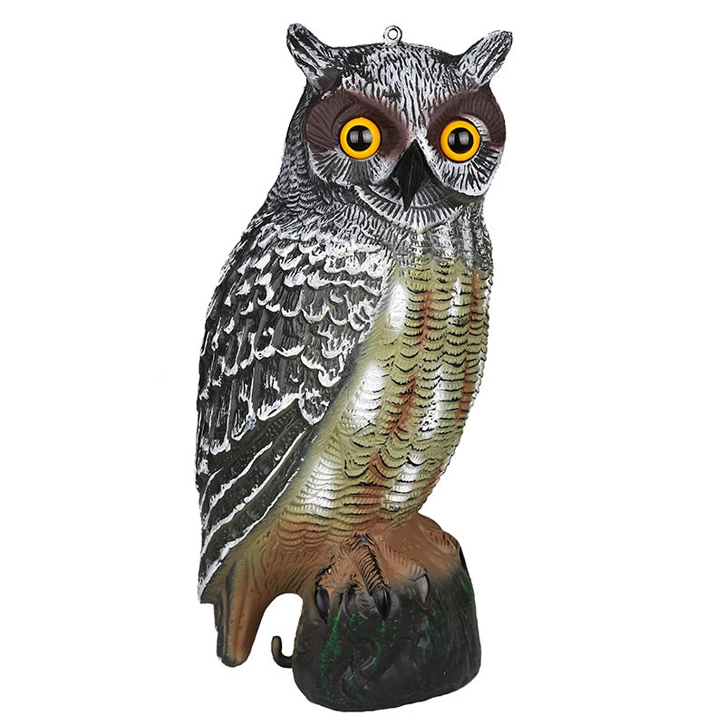 Owl Decoy Garden Bird Rodent Deter Scarer Weed Pest Control Scarecrow Decor Garden Ornament Supplies