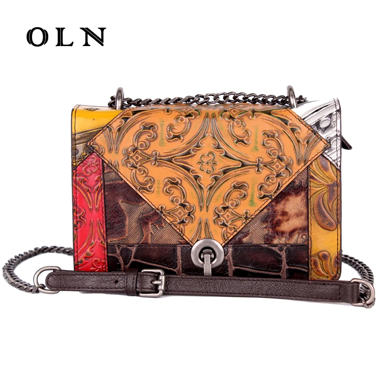 

OLN luxury brand Women Bag Handbags Leather Messenger Shoulder Bag High Quality Women Crossbody Bags Female Totes Handbags Bols