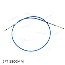 OVERSEE Outboard Throttle Shift Cable Remote Control Box Cable 6 Ft For Yamaha Tohatsu Outboard Engine
