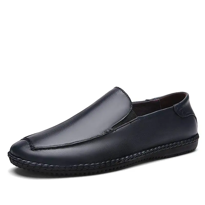 rouge De Tendance Designer Noir Hombre marron Hommes Homme Mode Marée Mocassins Chaussure Casual Pour Doux Marine 44 Bout Errfc Appartements Loisirs Rond bleu Chaussures 1qw50v