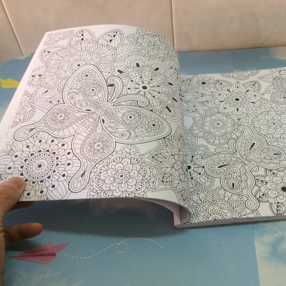 84 Pages Beautiful Day Pregnant decompression colouring books coloring books for adults For Relieve Stress Painting Drawing Book