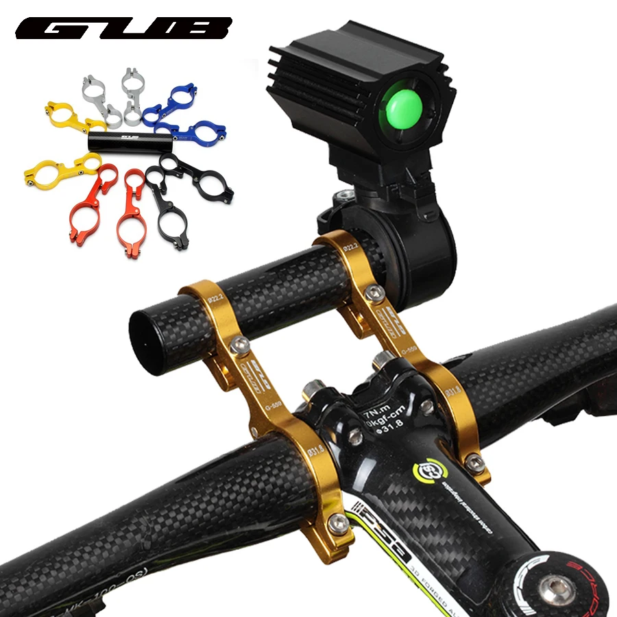 Carbon fiber MTB Road Bike bar Speedometer Lamp Computer Bracket Extend mount